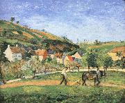 Camille Pissarro Men farming Germany oil painting reproduction
